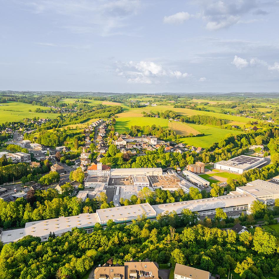 Luftaufnahme VOSS Standort Wipperfürth.